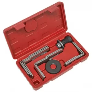 Image of Sealey VS6421 Fuel Tank Sender Spanner Set 9pc 24mm Hex Drive