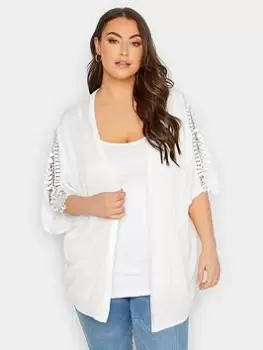 Image of Yours Kimono Sleeve White, Size 30-32, Women