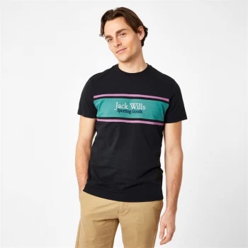 Image of Jack Wills Alderson T-Shirt - Black