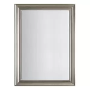 Image of Brenton Mirror 76 x 104cm Brushed Steel Brushed Steel