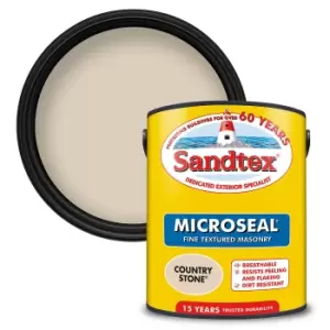 Image of Sandtex Textured Masonry Paint - Country Stone - 5L