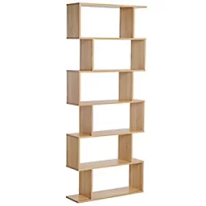 Image of HOMCOM Shelf 833-382 Brown 230 x 800 x 1,920 mm