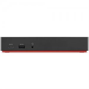 Image of Lenovo 40AS0090CH Wired USB 3.2 Gen 1 (3.1 Gen 1) Type-C Black Notebook Dock/Port Replicator