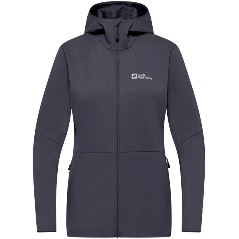 Image of Jack Wolfskin Womens Feldberg Waterproof Softshell Jacket Graphite female 12 (M)