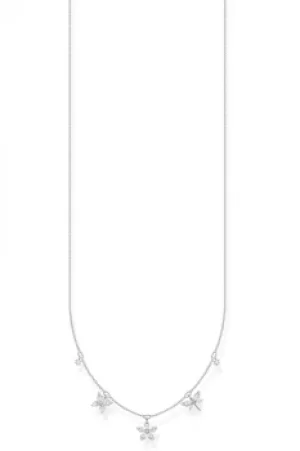 Image of Thomas Sabo Charm Club Charming Garden Silver Necklace KE2100-051-14-L45V