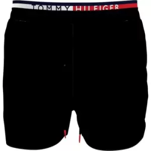 Image of Tommy Bodywear Dbl Wb Sf Medium Drawstring - Black