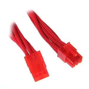 Image of BitFenix Alchemy 6Pin PCIe Extension 45cm - sleeved red/red