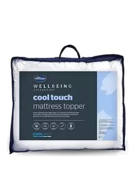 Image of Silentnight Wellbeing Cool Touch Topper - White
