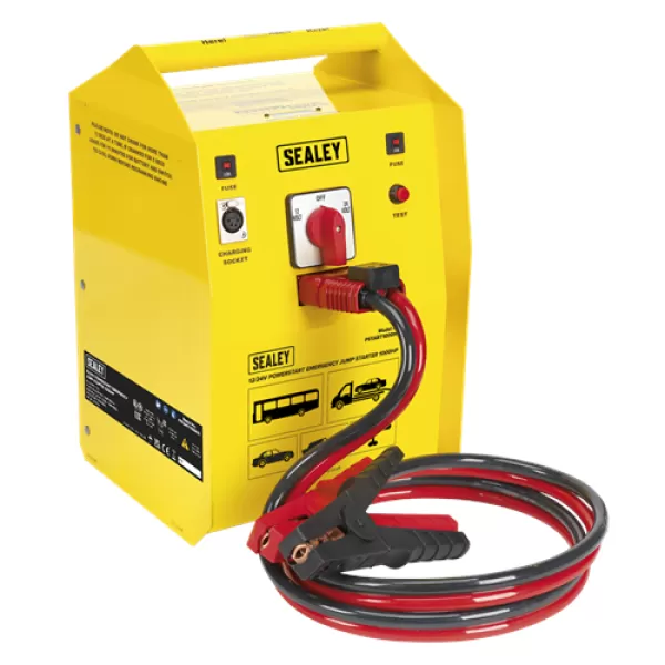 Image of Sealey PSTART1000HD PowerStart Heavy-Duty Power Pack 1000hp Start 12/24V