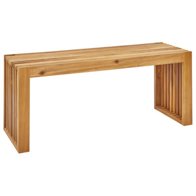 Image of Beliani Garden Bench Bellano 105cm Acacia Wood Brown