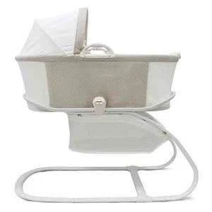 Image of PurFlo Breathable Baby Bassinet Soft Truffle Brown
