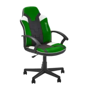 Image of X Rocker Saturn Mid-Back Gaming Chair, Green
