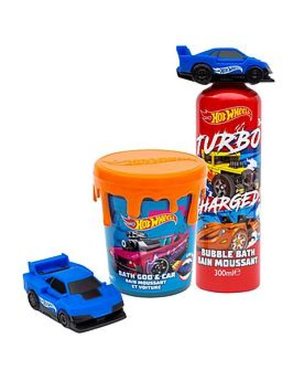 Image of Hot Wheels Bubble Bath And Bath Goo Set One Colour WO7ZN Female