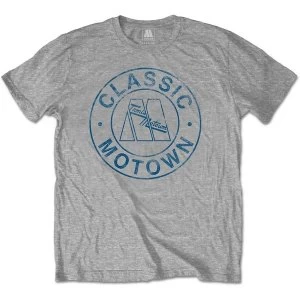 Image of Motown Records - Classic Circle Unisex XX-Large T-Shirt - Grey