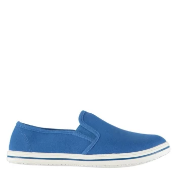 Image of Slazenger Slip On Junior Canvas Shoes - Blue