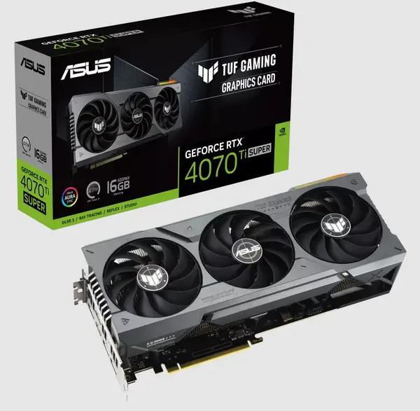Image of ASUS TUF Gaming GeForce RTX 4070 Ti SUPER 16GB GDDR6X Graphics Card