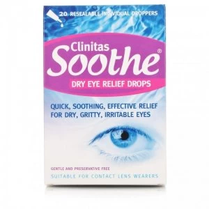 Image of Clinitas Soothe Lubricant Eye Drops 20 x 0.5ml