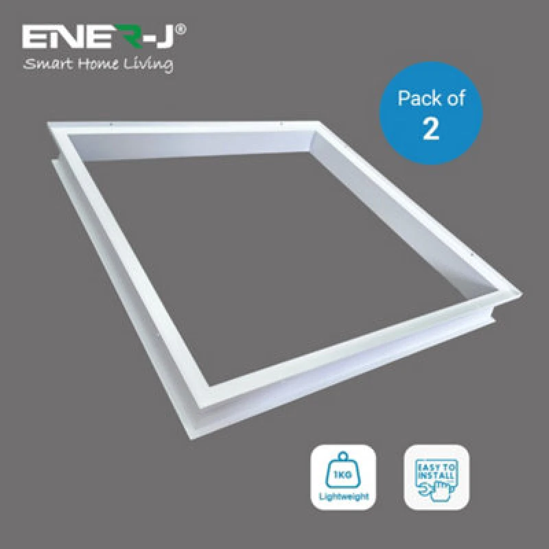 Image of Ener-J Recessed Deep Frame For 595X595 LED Panels, Pack Of 2