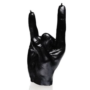 Image of Black High Glossy Hand RCK Candle