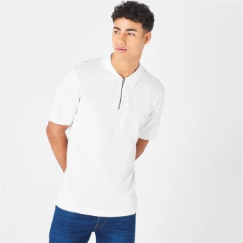 Image of Jack Wills Knit Polo Shirt - White