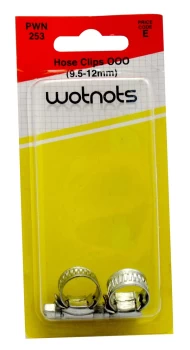Image of Hose Clips M/S OOO 8-12mm - Pack of 2 PWN253 WOT-NOTS
