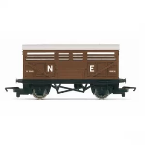 Image of Hornby LNER Cattle Wagon Brown Model