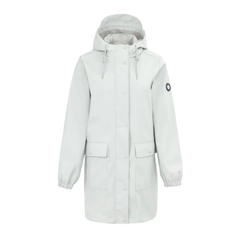 Image of Gelert Womens Coast Reversible Long Sleeve Waterproof Jacket Grey female 10 (38)