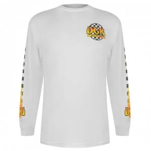 Image of DGK DGK Long Sleeve T Shirt - Ghetto Fire