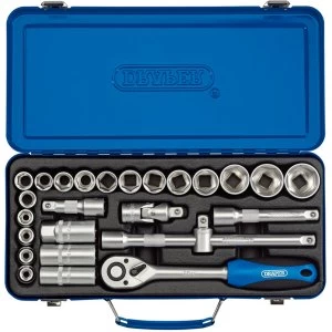 Image of Draper 1/2" Square Drive Metric Socket Set (26 Piece)