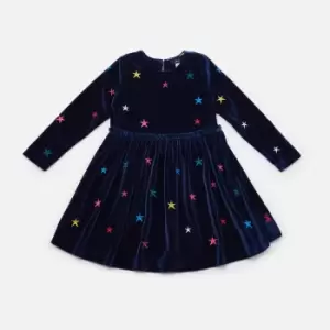 Image of Joules Girls Hampton Luxe Velvet Dress - 5 Years