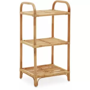 Image of Mataram Natural Rattan Shelf Unit - Premier Housewares