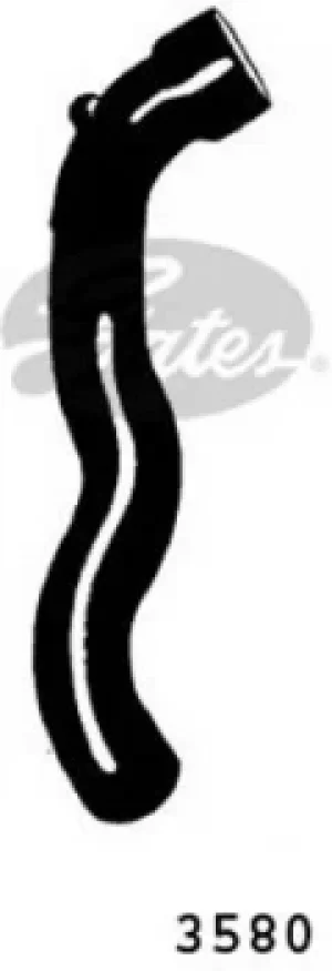 Image of Curved Radiator Hose 305mm X 31 Gates 3580