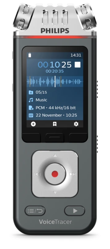 Image of Philips DVT6115 8GB Digital Voice Tracer