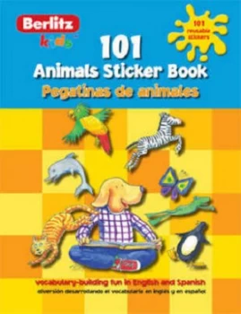 Image of Berlitz 101 Animals Sticker Book / Pegatinas De an Paperback