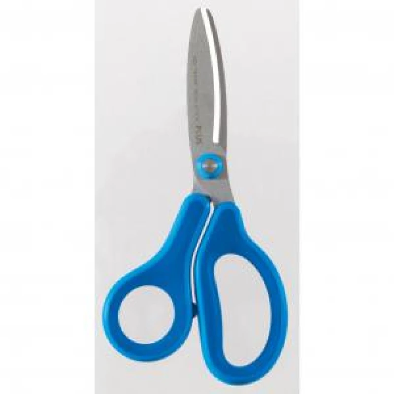 Image of Plus by Pentel Plus By Pentel Fitcut Curve Kids Fluorine Coated Non Stick Scissors 145mm Blue 35063 35063