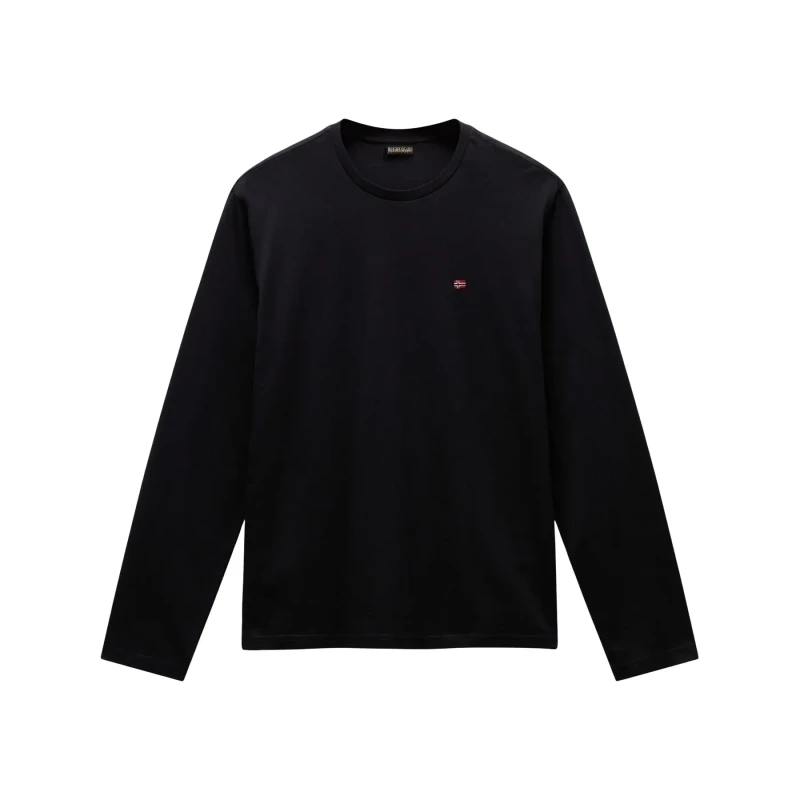 Image of Long sleeve T-Shirt Napapijri Salis Noir Male M