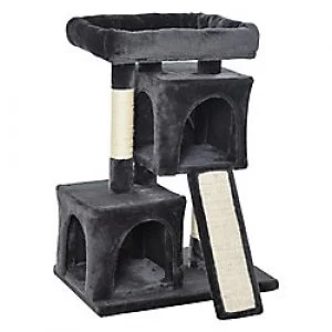 Image of PawHut Cat Tree Dark Grey 390 mm x 590 mm x 830 mm