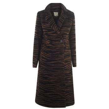 Image of Biba Tiger Coat - Tan