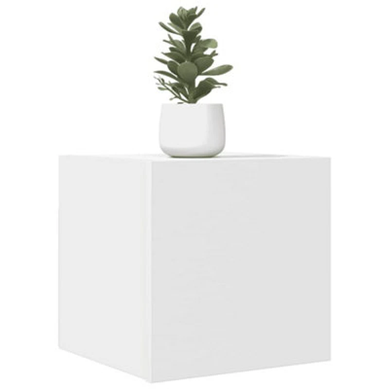 Image of Vidaxl Wall Mounted TV Cabinet White 30.5X30X30 Cm, White 804481