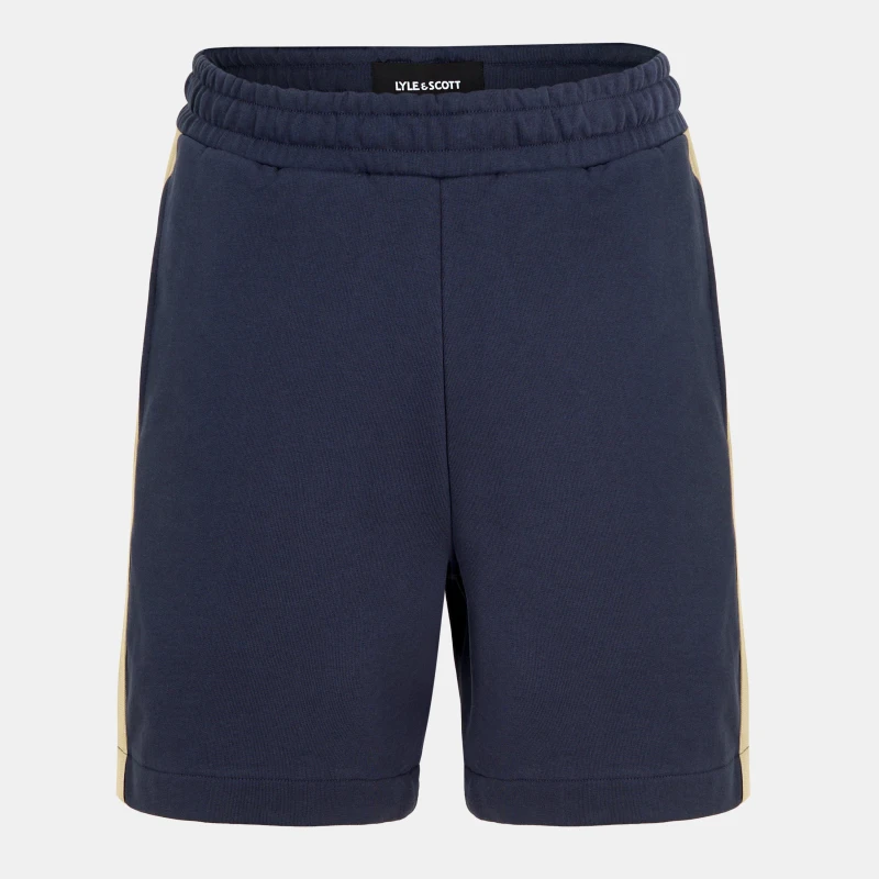 Image of Lyle and Scott Mens Fleece Jogger Shorts Dark Navy male M