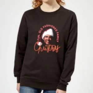 Image of National Lampoon Fun Old Fashioned Family Christmas Womens Christmas Sweatshirt - Black - 5XL