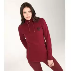Image of Aubrion Elm Half Zip Sweatshirt - Red