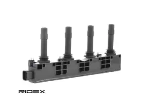 Image of RIDEX Ignition coil OPEL,VAUXHALL 689C0011 7083331,7083331,7083331 Coil pack,Ignition coil pack,Engine coil,Engine coil pack 01208307,019005212