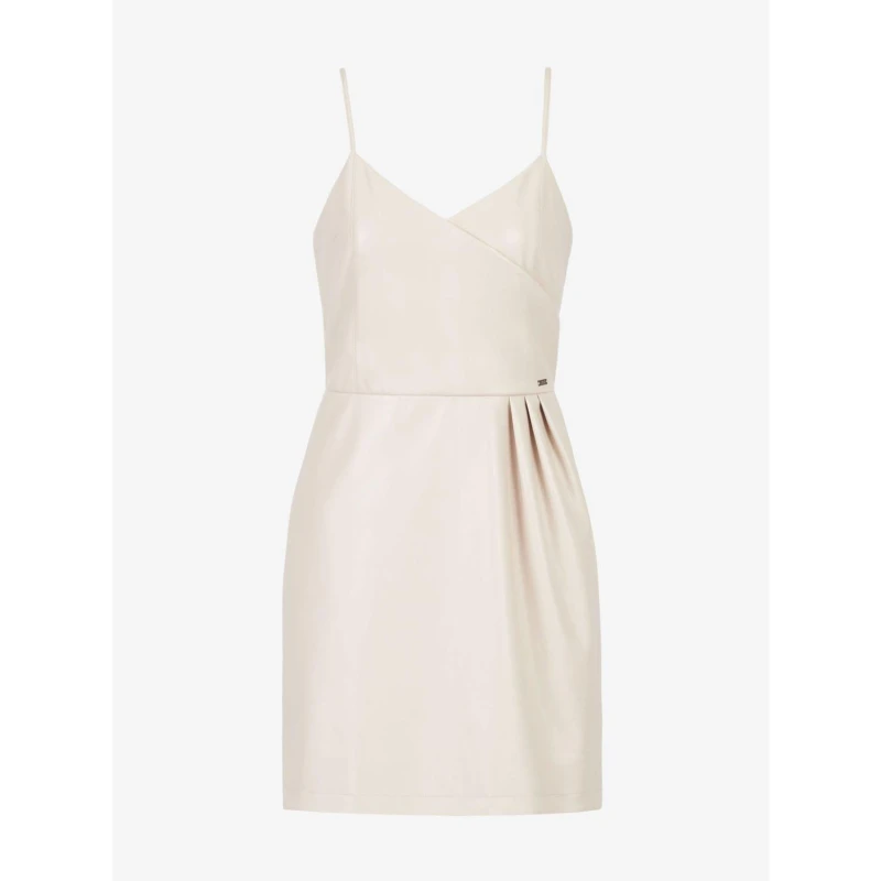 Image of Armani Exchange Dress Cream female 8