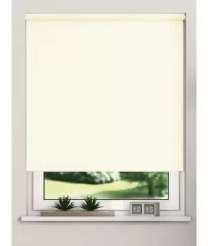 Image of Thermal Blackout Roller Blinds 175cm Drop x Width 110cm Cream