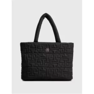 Image of Tommy Hilfiger Th Chic Nylon Tote - Black
