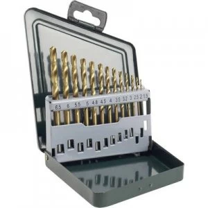 Image of Bosch Accessories 2607019436 HSS Metal twist drill bit set 13 Piece TiN DIN 338 Cylinder shank 1 Set