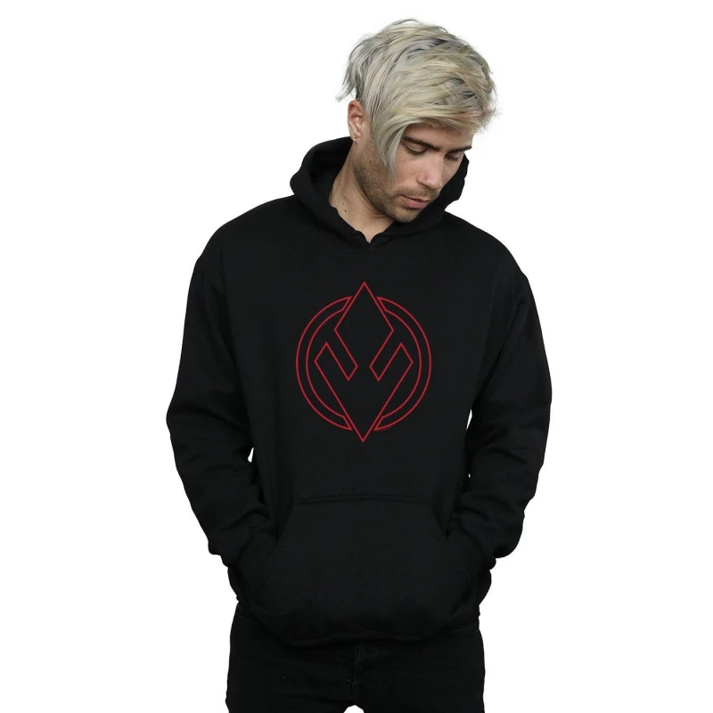 Image of Star Wars Star Wars Men The Rise Of Skywalker Sith Order Insignia Hoodie in Black Size: Small Black S Male 5059400438628