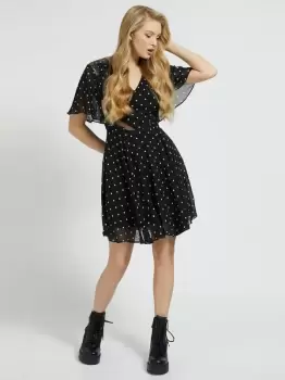 Image of Guess A-Line Fit All Over Print Dress