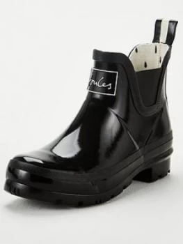 Image of Joules Wellibob Ankle Welly Boots - Black, Size 8, Women